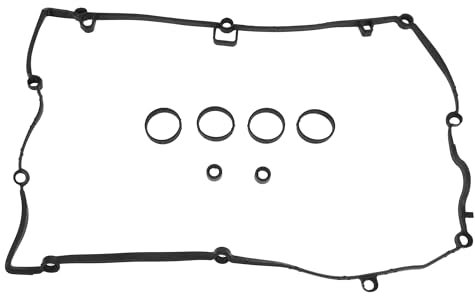 INFINAUTO Guarnizione Coperchio Valvole, Guarnizione Coperchio Testata Valvole con Guarnizione Candele No.11127582400 per Mini CLUBMAN (R55) 1.6T JCW N18B16C Nero, 1 Set.