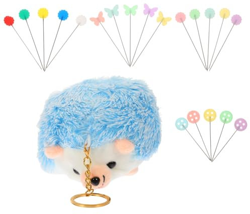 LALAFINA 1satz Kawaii Nadelkissen Mit Igel-Design Dekorative Nadelhalter Für Quilting Und Nähprojekte Mit Bunten Nähnadeln Für Kreative Bastler Und -enthusiasten