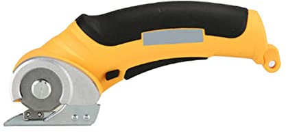 Tondeuses à moutons, Ciseaux électriques sans fil rechargeables, cisaillement électrique for carton, cuir, tissu, tapis de scrapbooking, coupe rotative électrique, Tondeuses professionnelles(Giallo)