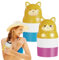 NAVESO Aplicador de Crema Solar Niños, Dispensador de Crema Solar Niños, Refillable Roll on Sponge Applicator, Aplicador Rellenable Crema Solar Niños para Crema Solar, Loción, Portátil, Recargable