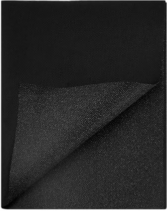 Ironing Fleece Fabric White 100 x 182 cm, Non-Woven Fabric White, Volume Fleece for Iron-on, Small Size for Sewing and Ironing Fleece Inserts, Suitable for Bags, Crafts, DIY, Embroidery (Black)