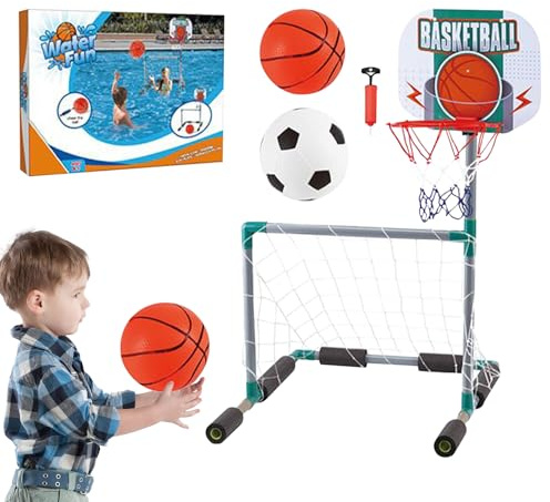 Flkiglm Schwimmbad Basketballkorb, Sommer Wasserspiel, Outdoor Wassersport Spielzeug Für Rasenflächen Park Erwachsene Veranstaltungsplaner Hinterhof Garten Und Teenager