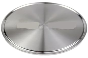 Coperchio per flangia per vuoto Morsetto Tri-Clamp sanitario in acciaio inox SUS 304 da 1,5, 2, 3, 4, con tappo cieco, for vino fatto in casa, diametro esterno 50,5 mm(Ferrule 50.5mm,316L)