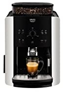 Krups Arabica YY3073FD Machine à café indépendante, Machine à expresso, 1,7 L, Grains de café, 1450 W, Noir, acier inoxydable