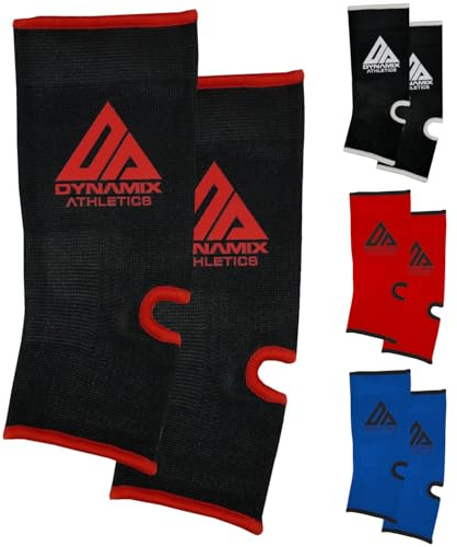 Dynamix Athletics Fussbandagen Vision - Elastische Knöchelschoner für Kampfsportler für MMA Kickboxen Muay Thai - 1 Paar