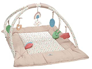 Sterntaler Baby Unisex Spielbogen Baby Spielbogen Stay True to Nature - Baby Spielbogen, Baby-Spieldecke, Spielmatte waschbar - Recycelt - beige