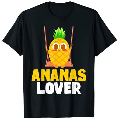 Ananas mignons sur la balançoire Lover pour les amateurs de fruits et vitamines T-Shirt