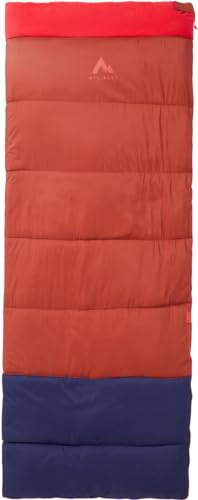 McKINLEY Flanelle II Schlafsack Red Rust/Navy Dark 195L
