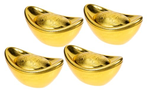 PRETYZOOM 4stücke Chinesische Bonbonschachteln Dekoration Simulierte Barren Süßigkeitenboxen Für Tischdekor