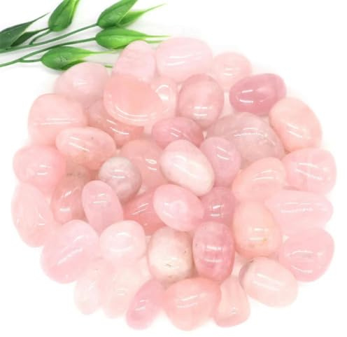 Pierres naturelles polies en vrac, gravier, spécimen, cristaux de guérison, quartz, minéraux énergétiques, aquarium, décoration de maison, gemme décorative, quartz rose, 50 g