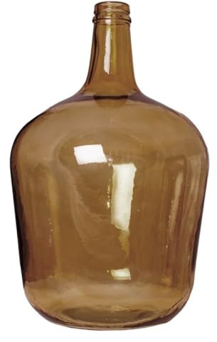 Cosecha Privada Cok Garrafa Vidrio Transparente - Damajuna - Estilo Apple Botijo transparente de colores. (Tierra, 12 L)