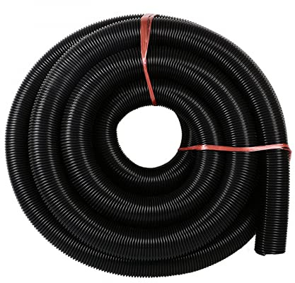 ARKEM Dammsugartillbehör, 40 mm inre diameter dammsugarslang, svart, plast, 2 m längd, universell dammsugarslang