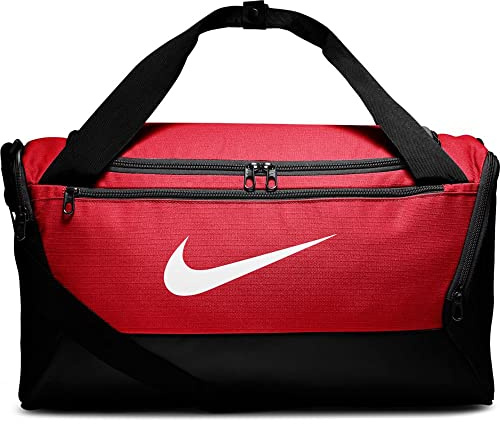 Nike Gym Bag NK BRSLA S DUFF - 9.0 (41L), University red/Black/(White), MISC, BA5957