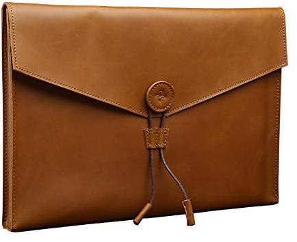 DUBENS Echtem Leder Business Aktentasche Männer Handtasche Kupplung Tasche, Neue Muster Große Kapazität A4 Dokument Taschen Ipad Paket Laptop Tasche (Braun)