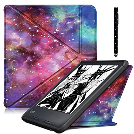 Acelive Étui Housse Coque pour Kobo Libra 2 (7 Pouces) eBook avec Support et Sommeil/Réveil Automatique