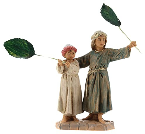 Holyart Krippen von Fontanini: Kinder mit Palmen 12 cm Fontanini