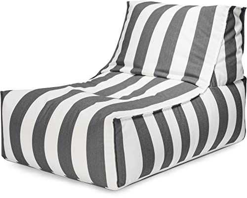 Sitting Point SANTORIN Rock Outdoor Sitzsack Anthrazit – Wasser- & ölabweisend, UV-beständig, EPS-Füllung, Made in Germany