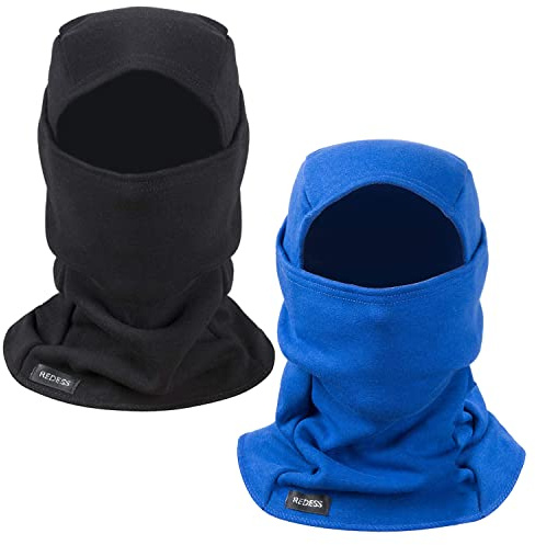 REDESS Warme Fleece Sturmhaube Winddichte Skimaske Kaltes Wetter Gesichtsmaske Motorrad Sturmhaube Kapuze Wärmer Wintersport Mütze