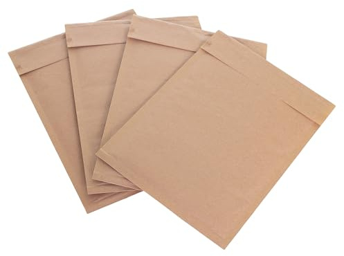 100 Luftpolsterversandtaschen D 4/ D/14, 200x275 mm, Gepolstert, Selbstklebend, Umschlag, Braun, Versandtasche für DIN A5, Unbedruckt, Haftklebend, ohne Fenster (100)