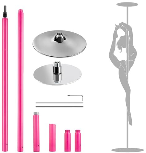 FFitness Unisex – Erwachsene Polep Pole Dance Stange, Rosa, Einheitsgröße