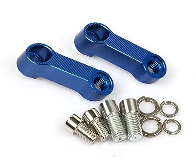 YIJIAVSX Motorradspiegel Motorradspiegel Motorrad Rückspiegel Verlängerung Riser Adapter Halterung Für Afrika Twin CRF1000L CRF1100L CRF 1000 1100 L CRF1000 ADV Motorradspiegel(2)