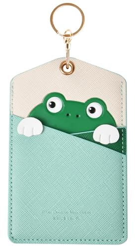 AXFEE Scheckkartenhülle, Leder Keyring Schutzhülle, Kompatibel mit AirTags, Leder Hülle Schlüsselanhänger Case, EC Kartenhülle Ausweis für Bankkarten, für Männer Frauen Kind, Weihnachten