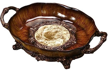 YBVBCXCB Frutero Rectangular para el hogar, Bandeja para almacenar Frutas, para Sala de Estar, Cocina, Escritorio, Restaurante, Plato de Frutas Decorativo, Cesta para Verduras