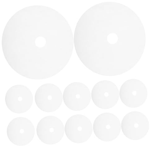 QUMIIRITY Filters Kit round Dryer Cotton Replacement 12pcs Exhaust for Easy Replacement and Exhaust Vent Filtration Air Intake Suitable