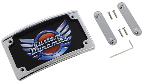 Custom Dynamics LPF-RAD-23CVO-C Illuminated CVO License Plate Frame - Chrome
