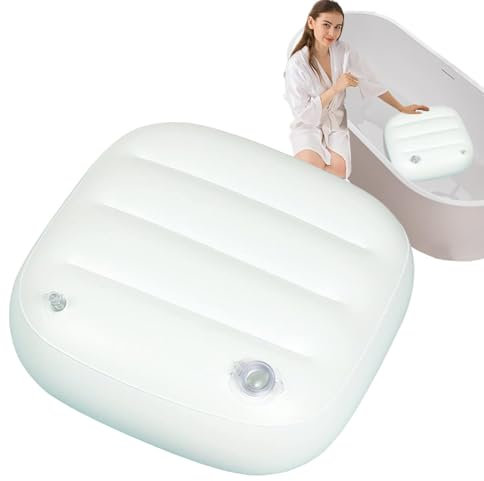 Inflatable Hot Tub Seat, Portable Hot Tub Booster Seat, Sitting Cushion for Bathtub, Hot Tub Seat Pillow, Indoor Hot Tub Seat, Outdoor Hot Tub Cushion, Bathtub Booster Cushion, Inflatable Bath Pillow