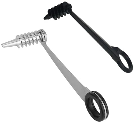 2 Pcs Spiralizer for Vegetables - Potato Spiral Cutter with Stainless Steel Blades, Handheld Vegetable Spiralizer & Slicer for Salads, Bento Boxes, Easy-Clean Spiraliser