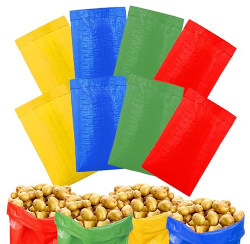 Jingyash Bolsas de Carreras de Sacos de Patata | de Sacos Reutilizables | Juegos al Aire Libre para Actividades en el césped, reunión Familiar, Fiesta, Evento corporativo comunitario