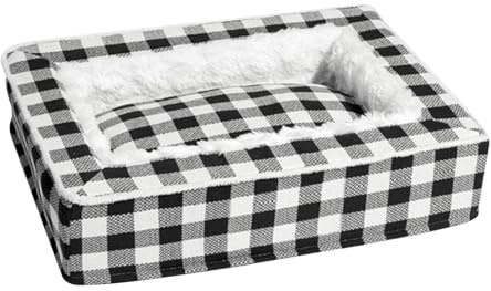 Katzenbett, warmes -Schlafnest, kuschelig, weich, beruhigend, mit Rutschfester Unterseite, für Wohnzimmer, Kiste, Innenraum, Hundehütte