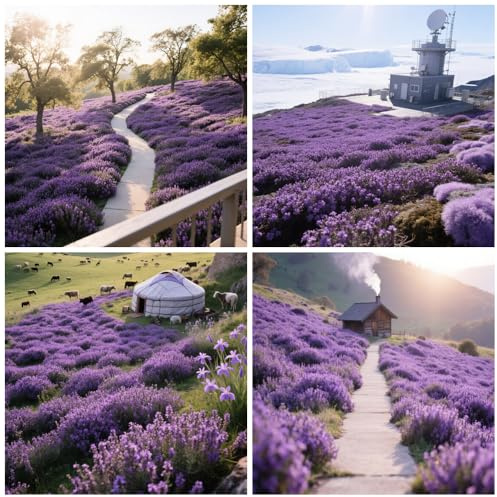 20000+ Timo Strisciante viola per piantare all'aperto, giardino, Per la copertura del prato