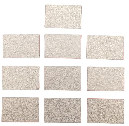 KKPLZZ Foglio PEI per Tergicristallo da 10 Pezzi Adatto per Stampante 3D QIDI Plus 4 25x16.4x0.8mm Pulitore per Testina di Stampa con Rivestimento in Polvere PEI