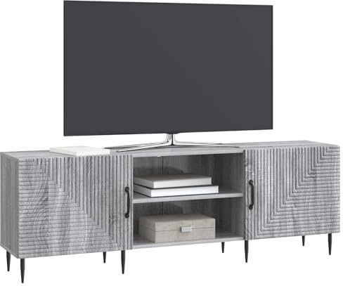 vidaXL TV-skåp 150 x 31 x 50 cm Grå sonoma-ek Konstruerat trä