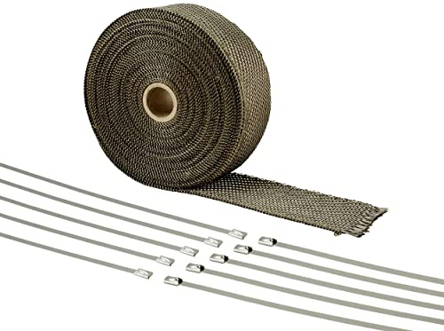 10m Basalt Hitzeschutz Band - 50mm breit | Extrem hizebeständig