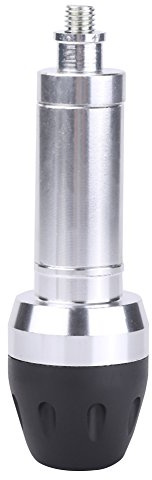 Hlyjoon Motorrad Sturzschutz Motorrad Crash Protector Sturzpads Universal Sliders Crash Pads Schutz Länge 125mm / 5 Zoll Aluminiumlegierung ABS Kunststoff(Silber)