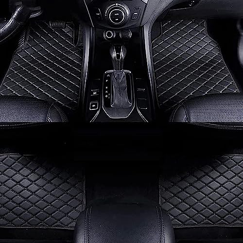 BEROZA 4 Stück Auto Fußmatten, für MG4 MG 4 Leder Fussmatten Wasserdicht Anti Rutsch Anpassen Teppich Matten zubehör,B