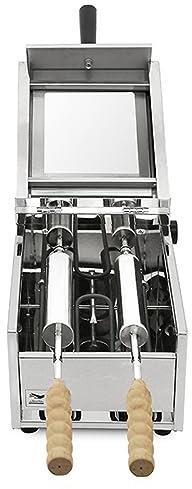 ALSUP Horno Chimenea Cake Pop Máquina de Hacer Helados con 2 Rodillos de cocción para la Cocina del hogar del Restaurante,220v