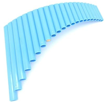 Panflöte instrument 22 Pfeifen ABS-Kunststoff Panflöten G-Taste Panflöten Handgefertigte Volksmusikinstrumente Panflöte Rechte/linke Hand Panflöten (Color : Blue Right)