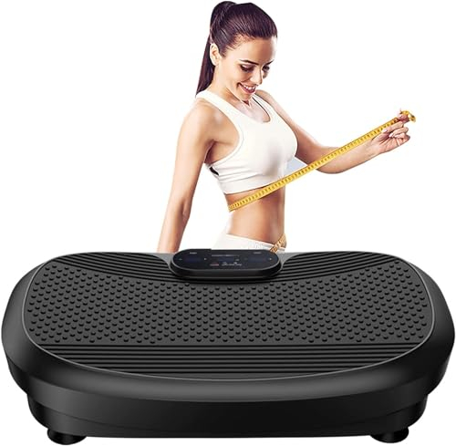 Triple Motor 4D Vibration Plate Exercise Machine - Advanced Weight Loss & Shaping Platform with Oscillation, Linear, Pulsation, and 4D Motion Technology