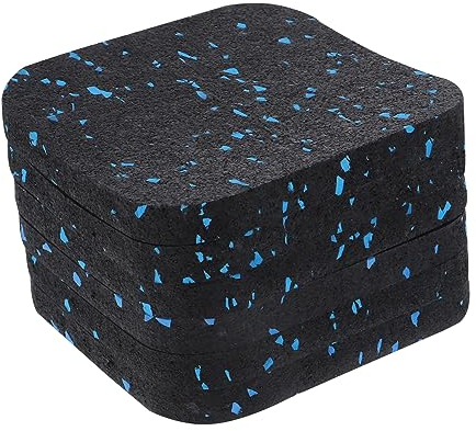 POPETPOP 6pcs Sound Insulation Vibration Absorption Mat Rubber Cushion for Exercise Equipment Thick Anti-slip Pads for Furniture and Treadmills