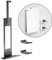 Console Holder Wall Mount for PS5: Black Gaming Stand for PlayStation 5 and 2 Controller Stand Kits