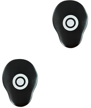 INOOMP 2stücke Professionelles Pu Boxing Pad Schützer Für Training Und Wettkampf Schwarz Langlebig Und Optimal Für Kampfsport Boxen Und Kickboxen