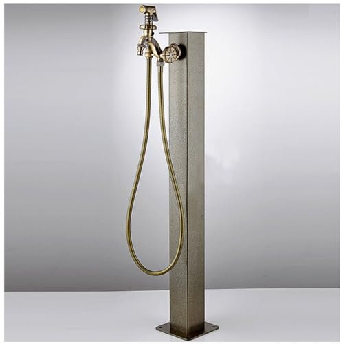 SHENJIA Colonne d'eau antigel pour Bouche d'incendie de Jardin avec Robinet en Laiton, Robinet d'entretien de pelouse de Jardin extérieur, Robinet en Acier Inoxydable, Outil d'arrosage