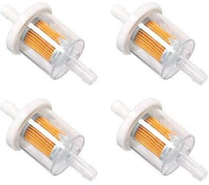 Filtro Carburante Gas,Filtro Benzina,Filtri Carburante Linea per Gas,Universale Filtri Carburante,Filtro Carburante Rapido,Sostituzione del Filtro,per Moto,Scooter,Moto,Generatore,Tosaerba,4 Pezzi