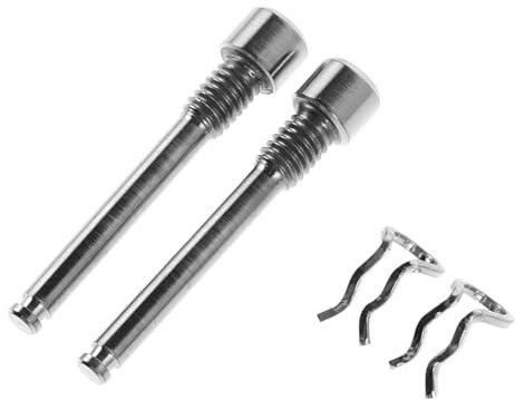 ifundom 4pcs Titanium Mountain Bicycle Disc Brake Pad Pins Retaining Spring Bike Brake Screw Hardware Kit for Cycling Accessories