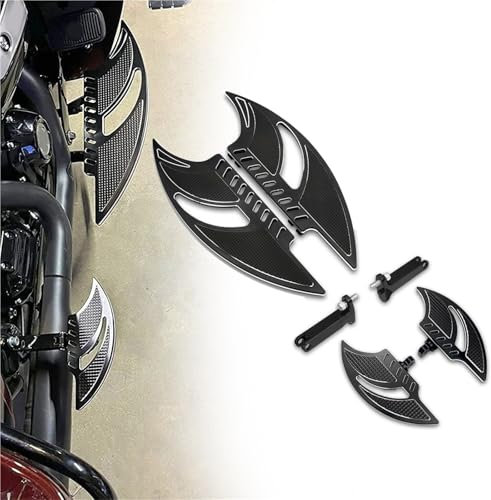 YUNJMYL Marchepieds Conducteur Et Passager pour H&Arley Touring FLHX Ultra Classic FLHTCUTG Road King Softail Electra Glide FLHX