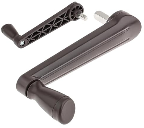 Generico Justerbar Paraply Amp - Armfäste Handvev För Uteplatsparasoll | Stöd för att ersätta ersättningsparasollet för | Parasollfäste, Brun, 15x10x3cm